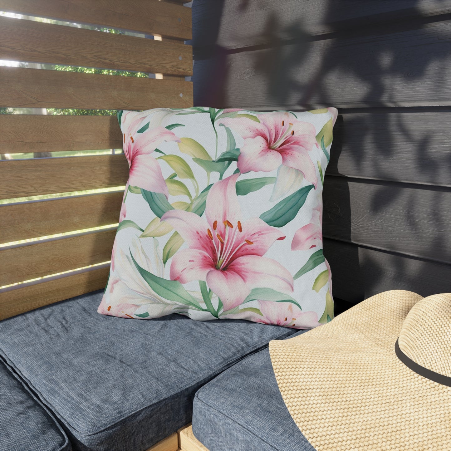 Floral Bliss Outdoor Pillow
