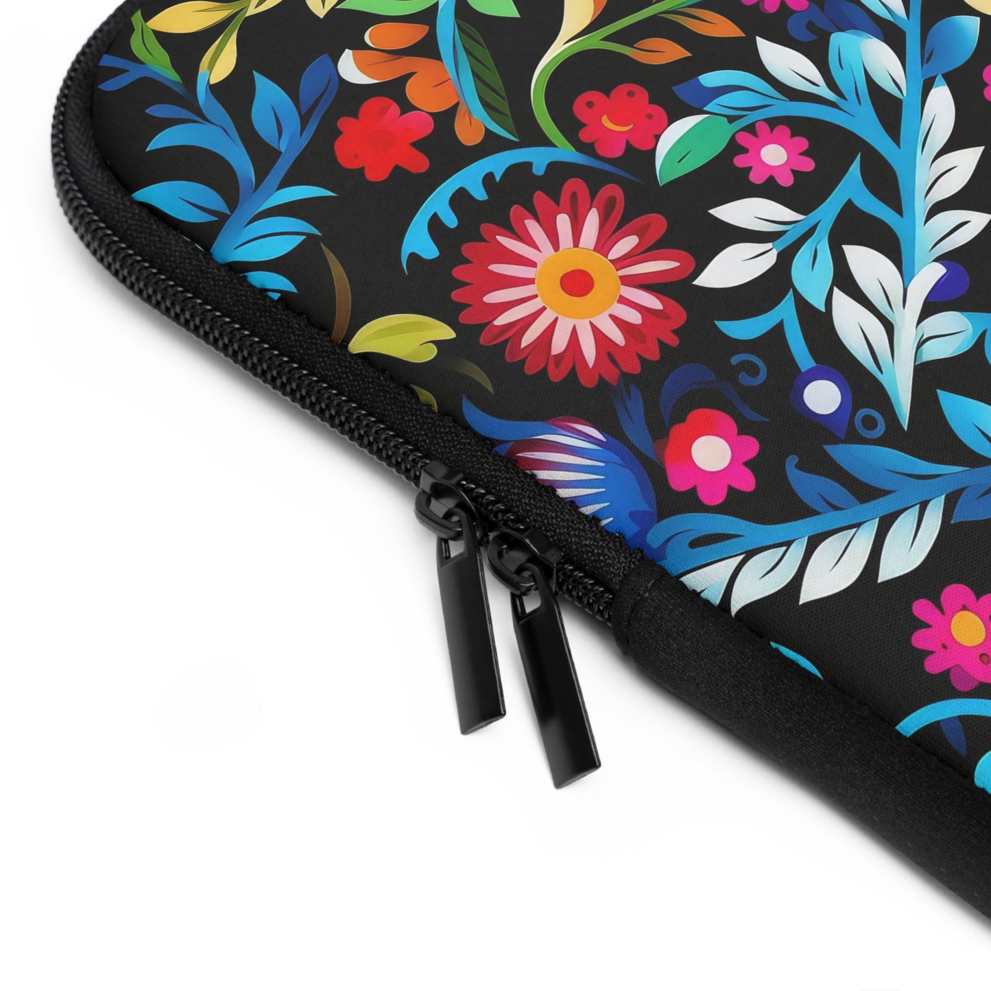 Vibrant Floral Laptop Sleeve