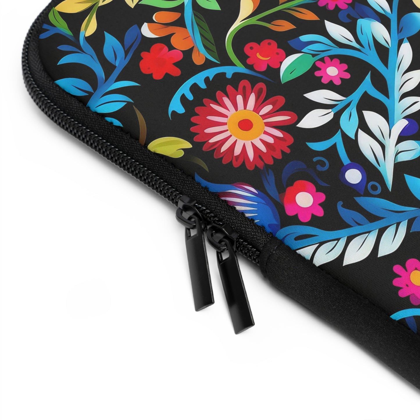 Vibrant Floral Laptop Sleeve