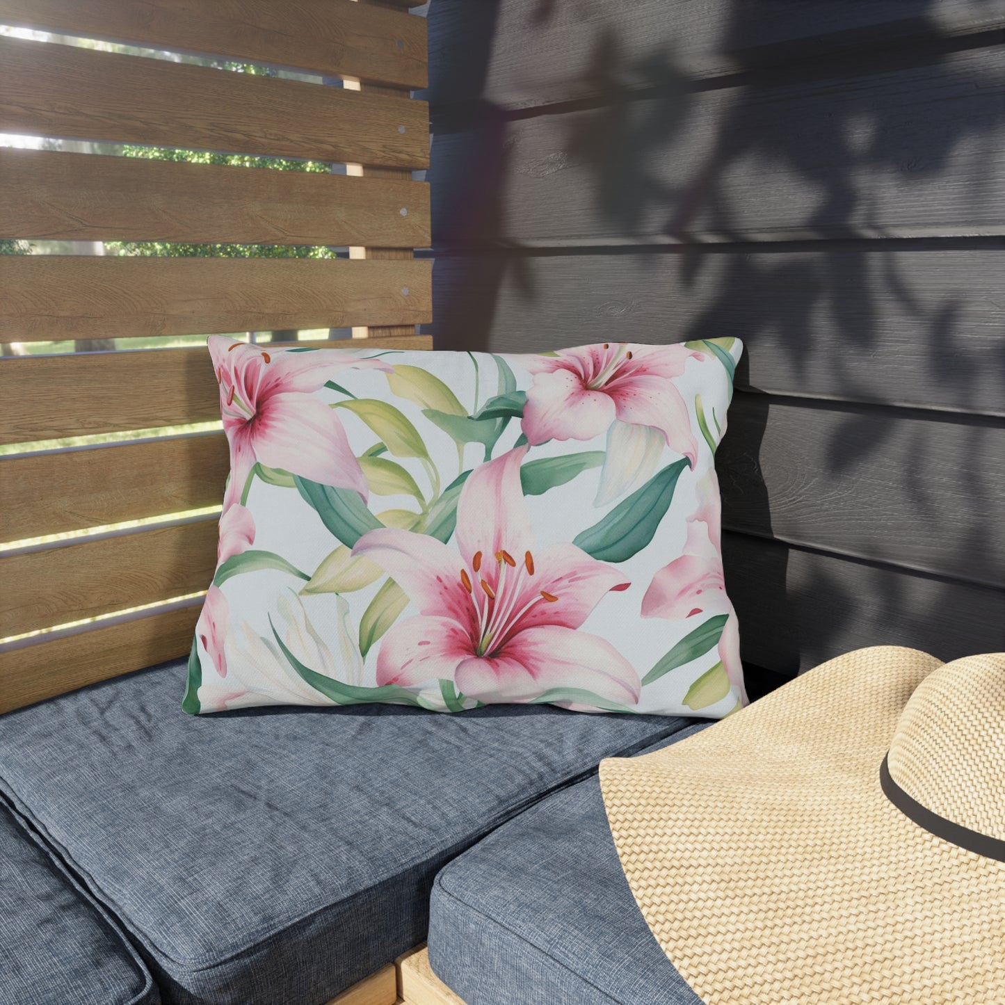 Floral Bliss Outdoor Pillow