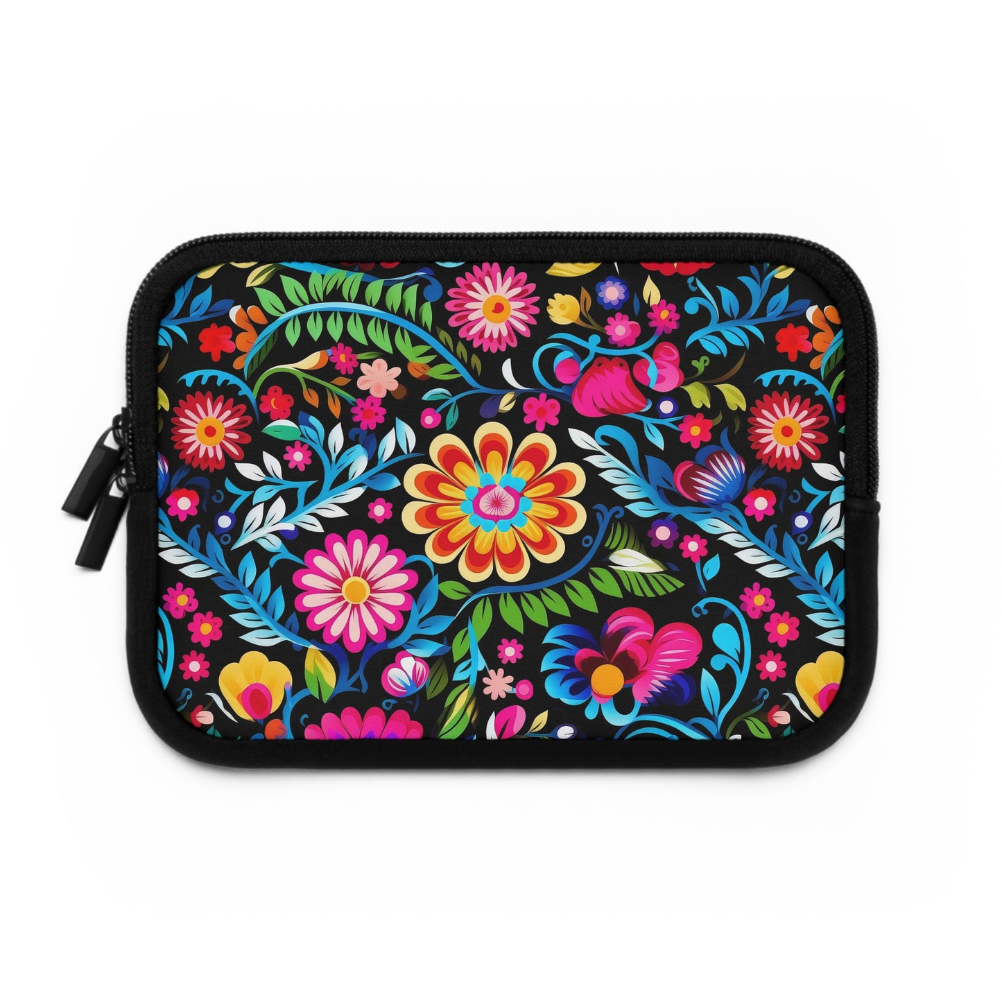 Vibrant Floral Laptop Sleeve