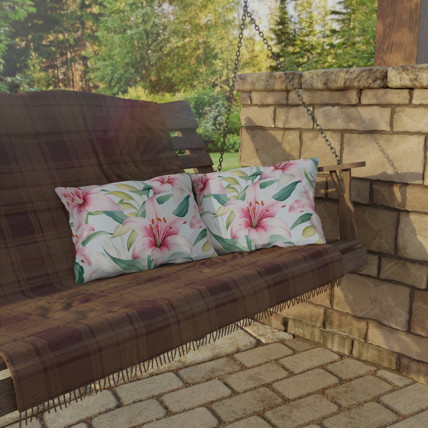 Floral Bliss Outdoor Pillow