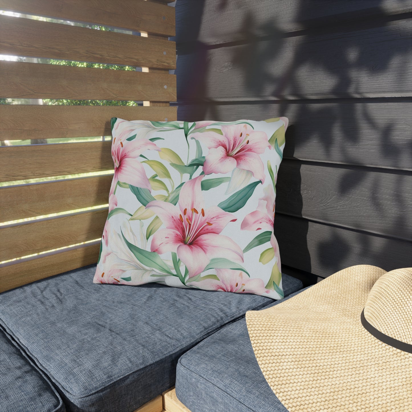 Floral Bliss Outdoor Pillow