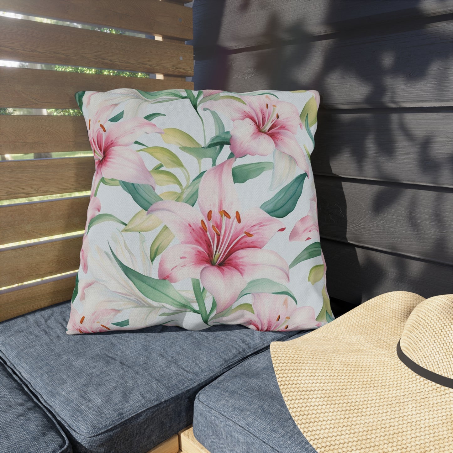 Floral Bliss Outdoor Pillow