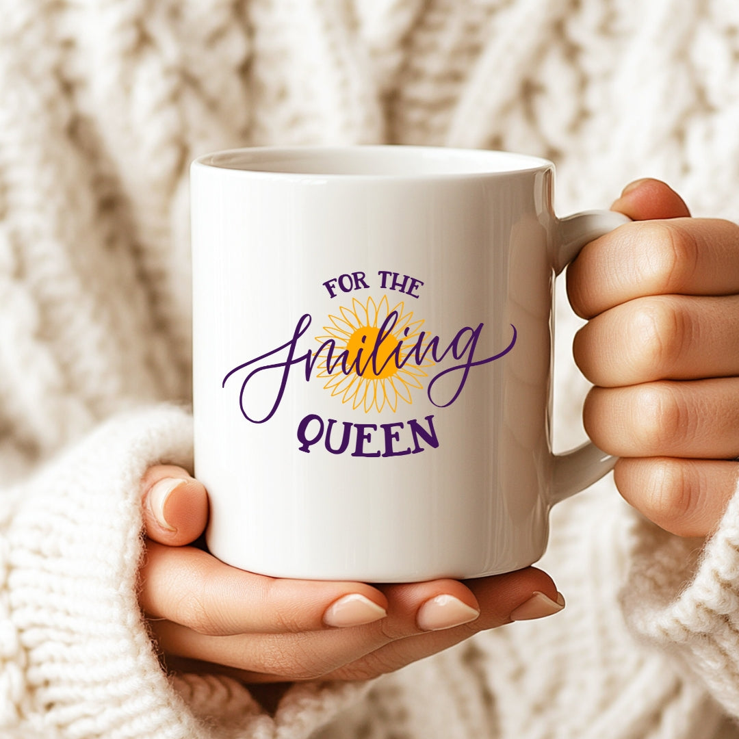 For the Smiling Queen Ceramic Mug